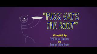 Tom And Jerry - Puss Gets The Boot (1940, 1953) Titles Sequence CinemaScope