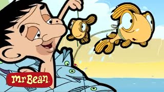 Teddy Whiffs of Fish | Mr Bean Cartoon Season 1 | Full Episodes | Mr Bean Cartoon World