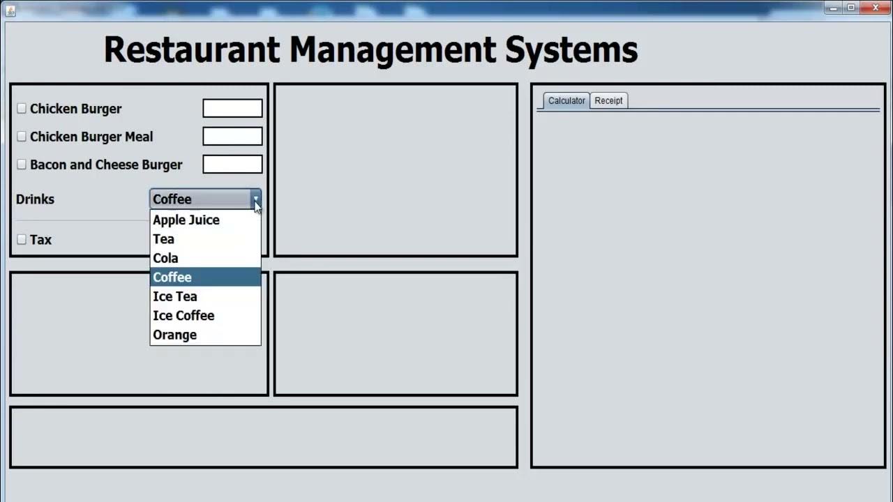 How to create Restaurant Management Systems in Java NetBeans - Full ...