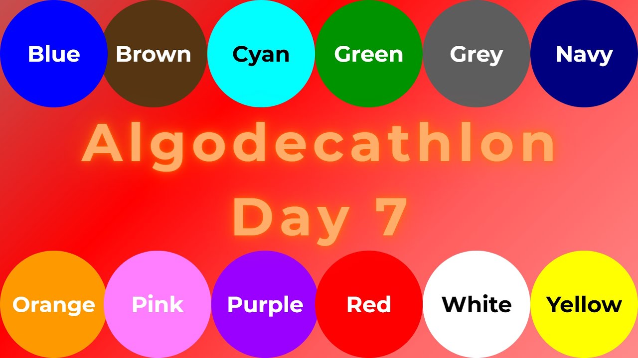 Algodecathlon Day 7 - YouTube