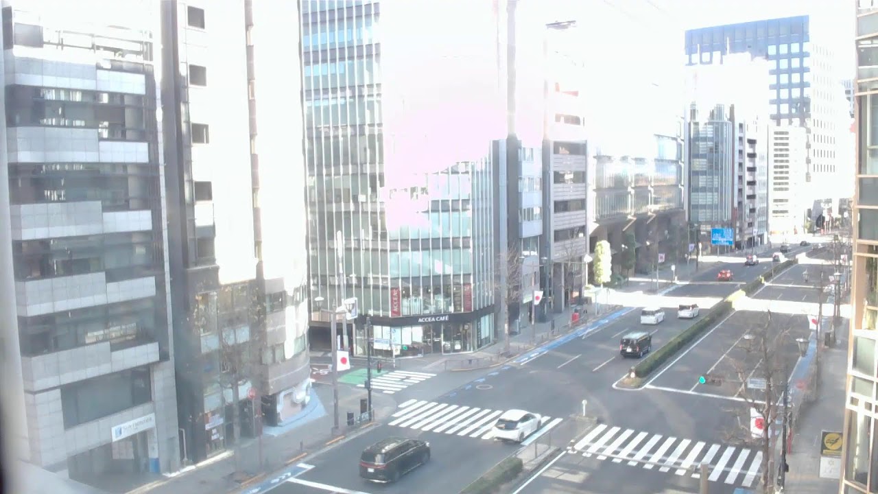 東京都千代田区麹町ライブカメラ。Tokyo Shinjuku street Live camera. World cam.