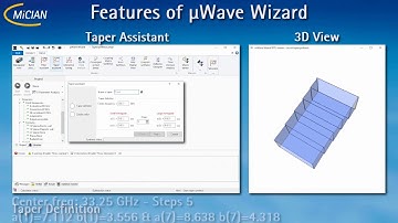 µWave Wizard: Taper Synthesis
