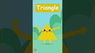 Shapes Song for Kids | Learn Circle, Rectangle &amp; Triangle | 2D Animation | Little Buddy Kids