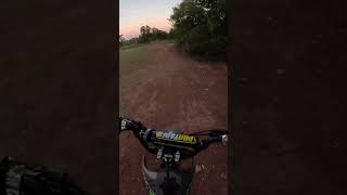 Finally hitting my new jump on the ‘25 KLX110L! #mattyxbuilds #klx110 #fasterminis #bbrmotorsports