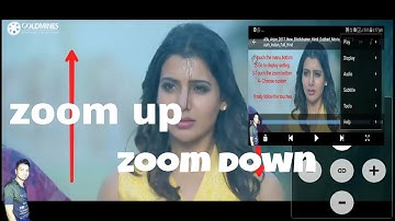 Mx player secret || Zoom only screen up and Down || not rounded
