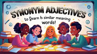 Synonym Adjectives Game 2: Learn Similar Meaning Words Easily in English! #synonyms #similarwords
