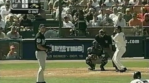 2003 NLDS Marlins vs Giants Game 1 Bottom 4