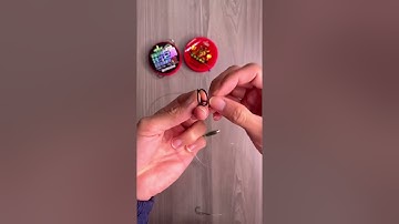 Cách buộc tách đôi dây thẻo săn hàng vào trục #fishing