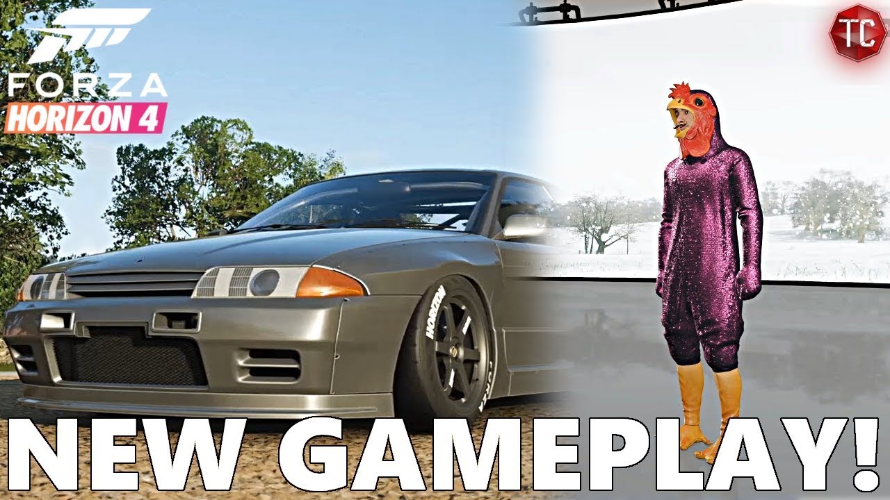 Forza Horizon 4: CHARACTER CUSTOMIZATION FULL GAMEPLAY!! + NEW Rocket Bunny R32 GTR!