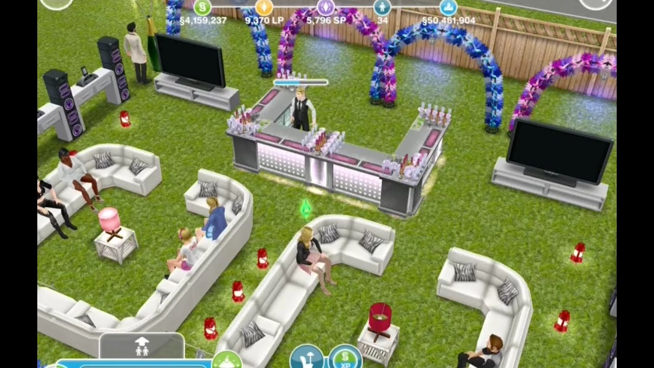 Sims Freeplay Glitch de los muebles en v. 5.14.0, artículos de interior YouTube