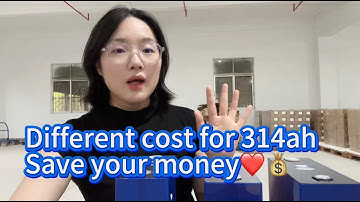 Save money for different choices of 314ah
