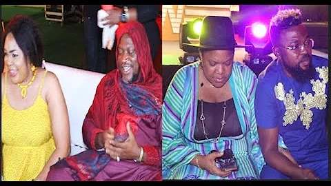 Lovely Couple! Toyin Abraham & Husband Hold Hands At Faith Balogun, 9ice, Sola Kosoko,Femi Branch