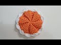 코바늘 수세미/실용적인 원형 단면수세미 Crochet dish scrubber