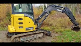 John Deere 35G excavator walkaround