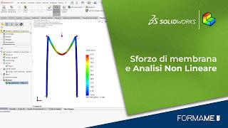 Sforzo di membrana e analisi Non Lineare - SolidWorks Simulation