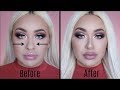 HOW TO FAKE A NOSE JOB WITH MAKEUP | FOR BEGINNERS