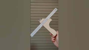 I Made a DIY Combination-Style Square #shorts #woodworking #diy