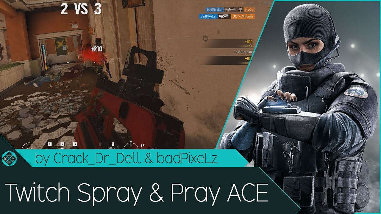 Twitch Spray & Pray ACE - Rainbow Six Siege - Gameplay | Grim Sky [deutsch] [highlights]