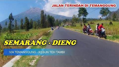 JALAN TERINDAH DI TEMANGGUNG | TOURING SEMARANG - DIENG via KEBUN TEH TAMBI | SE1 - PART 3