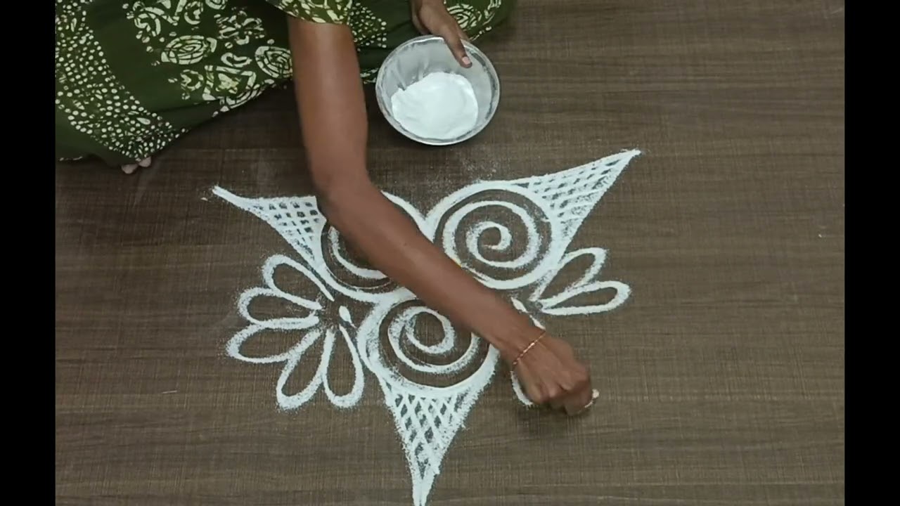 #5*3 புள்ளியில் எளிதான அழகான கோலங்கள்