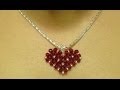 How to make a small heart pendant  / DIY Valentine's day project