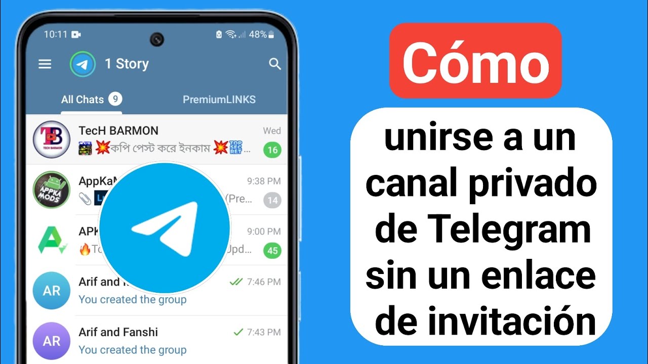 Cómo unirse a un canal privado de Telegram sin un enlace de invitación ...
