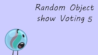 Object show Voting 5