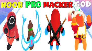 NOOB vs PRO vs HACKER vs GOD in Join Blob Clash 3D