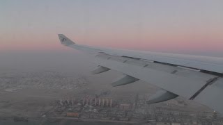 Qatar Airways Airbus A330-300 ✈ Sunrise Arrival at Doha Hamad International