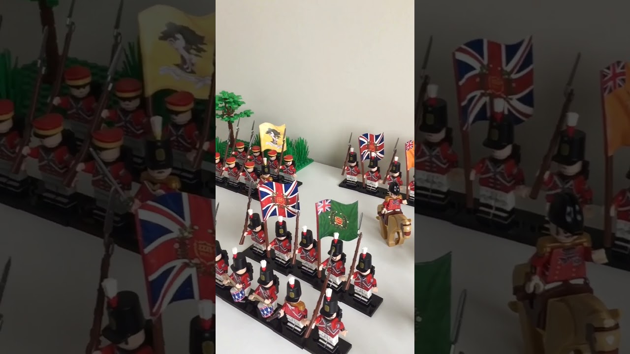 Combined Napoleonic army of King George lll. British & Hanoverian minifigures. 