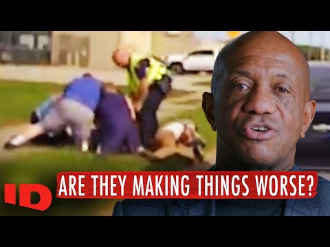 Bystanders Stop Traffic To Help Officer Detain Uncooperative Suspect | Crimes Gone Viral | ID