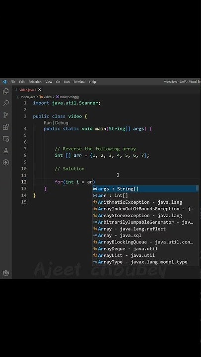Java Program To Reverse An Array | How To Reverse An Array In Java # ...