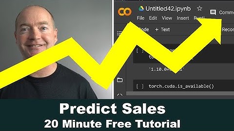 Predict Sales Using a Neural Network (PyTorch, Google Colab)
