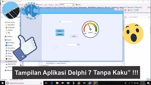 Cara memasang komponen Alpha Skins  dan cara memasang plugin Di Delphi 7