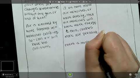 Weather Variables Notes (Tues. Oct. 13)