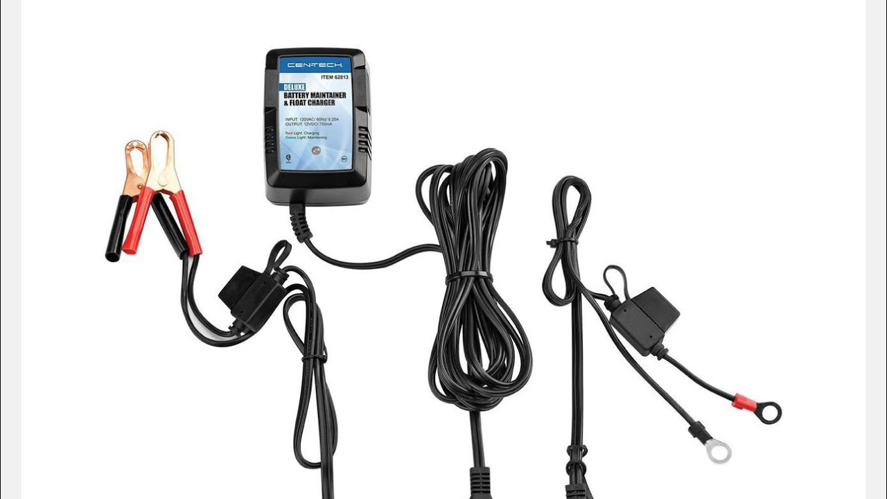 Harbor freight CENTECH 12V Deluxe Battery Maintainer and Float Charger AGM and Lead Acid ONLY