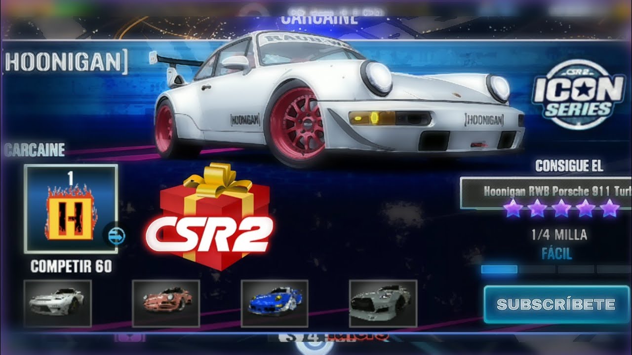 Evento Hoonigan Icon Series de fin de año en CSR2 | Gané el Porsche RWB ...