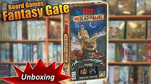Unboxing "BANG! The Dice Game: Undead or Alive" - Board Games - Brettspiel - Επιτραπέζιο παιχνίδι