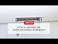 How to assemble WB crank adjustable workbench