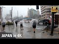 Heavy Rain. Gorgeous Shopping Area. Tokyo Omotesando | Walk Japan 2021［4K］