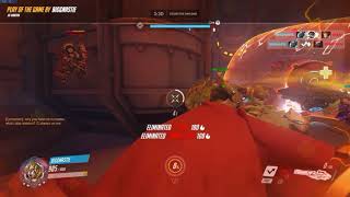 angry monkey knocks people into a lava factory