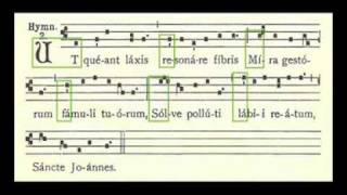 Ut queant laxis. Himno a San Juan Bautista. chords