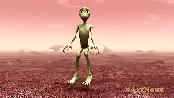 Dame Tu Cosita by ArtNoux (Official Video) | Short Version Video of Green Alien Dance | @ArtNoux