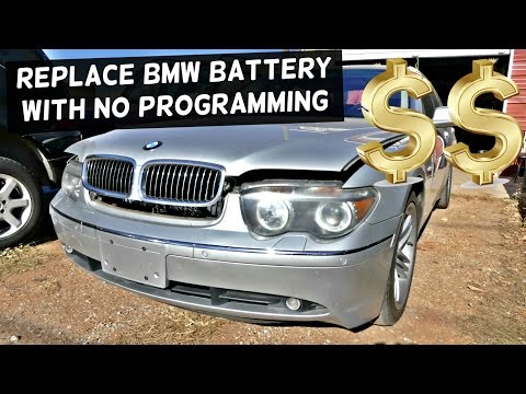 How to Replace BMW BATTERY without PROGRAMMING