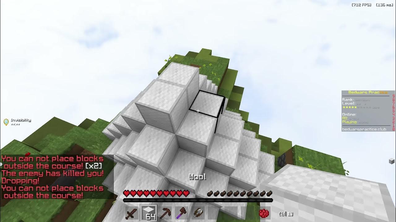 pro fastest blockin on bedwars practice server YouTube