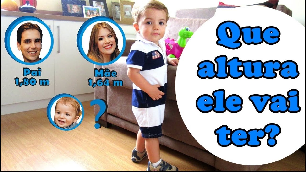 Calcule a altura que o seu filho vai ter quando crescer YouTube