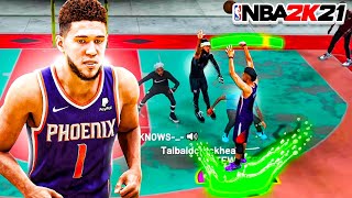 99 DEVIN BOOKER BUILD is UNGUARDABLE in NBA 2K21! THIS 3PT SLASHER CANT BE STOPPED w/ BEST JUMPSHOT