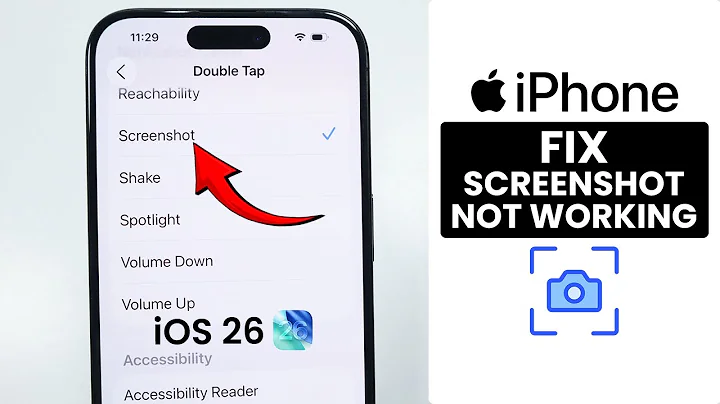 [iOS 26] How to Fix Screenshot Not Working on iPhone - Solve Screenshot Issue