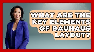 What Are The Key Elements Of Bauhaus Layout? - Graphic Design Nerd