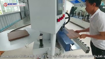 Máy Dán Cạnh Xéo 45 Độ SMXK 450DT | Quốc Duy